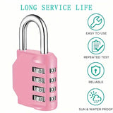 4-Digit Waterproof Zinc Alloy Combination Padlock