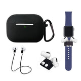 4-In-1 Airpods Pro3 Case Carabiner Sleeve Anti-lost Rope Set