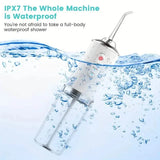 4-in-1 Cordless Water Flossers Oral Irrigator With DIY Mode 4 Jet Tips