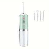 4-in-1 Cordless Water Flossers Oral Irrigator With DIY Mode 4 Jet Tips