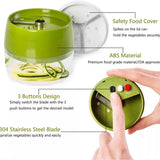 4-in-1 Fruit Vegetable Slicer Adjustable Spiral Grater