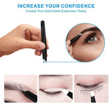 4-in-1 Professional Stainless Steel Tweezers for Eyebrows