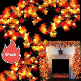 4-Pack: 2M 20LED Fall Garland Fall Decorations LED