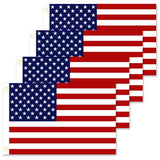 4-Pack: American US Flags