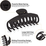 4-Pack: Big Hair Claw Clips