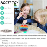4-Pack: Bubble Popper Anti - Stress Fidget Toy