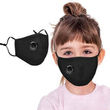 4-Pack: Children's Seamless Reusable Washable Face Mask Bandanas with Breathing Valve