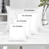 4-Pack: Decorative Throw Pillows Bed Sofa Couch Pillow Set Bounce Back Cushions