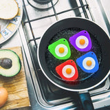 4-Pack: Egg Poachers Silicon Egg Cups