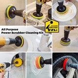4-Pack: Electric Scrubber Cleaning Brushes
