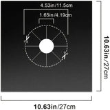 4-Pack: Gas Stove Burner Covers - Reusable Non-Stick PVC Stovetop Protector Liners