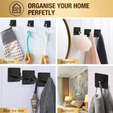 4-Pack: Heavy Duty Durable 304 Stainless Steel Wall Hangers