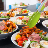 4-Pack: Kaluns Kitchen Tongs for Cooking with Silicone Spatula