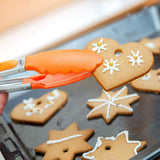 4-Pack: Kaluns Kitchen Tongs for Cooking with Silicone Spatula