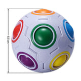 4-Pack: Magic Rainbow Ball Brain Teaser Puzzle Toy