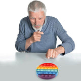 4-Pack: Rainbow Pop-It Bubble Popper