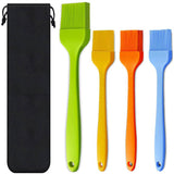 4-Pack: Silicone Basting Pastry Brush