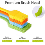 4-Pack: Silicone Basting Pastry Brush