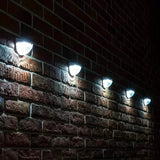 4-Pack: Solar Fence Lights Solar Deck Lights