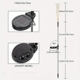 4-Pack: Solar Lights Outdoor, Warm White Garden Lights