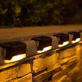 4-Pack: Solar Outdoor Garden Deck Lights