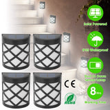 4-Pack: Solar Power LED Fence Light