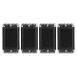 4-Pack: Solar Powered Wall Sconce Light IP55 Rechargeable Optical Sensor Lamp