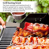 4-Pack: Stainless Steel BBQ Grill Tool Set