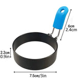 4-Pack: Stainless Steel Egg Non-Stick Omelet Ring