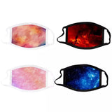 4-Pack: Tie Dye Fabric Non-Medical Face Masks