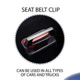 4-Pack: Universal Safety Car Clip Seat Safety Accessories for Most Vehicle, Seat Belts Kit for Cars