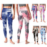 4-Pack: Women's High Waisted Ultra Soft Tie Dye Leggings