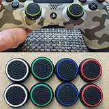 4-Pairs: Silicone Cap Joystick Thumb Grip Protect Cover for PS3 PS4 Xbox 360 Xbox One Wii U Game Controllers