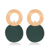4-Pairs: Women's Holiday Chrome Geometric Ball Earrings