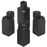 4-Piece: Adjustable Bed Riser with Screw Clamp