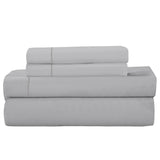 4-Piece: Brushed Cotton Percale Sheet Set