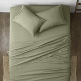 4-Piece: Checkered Embossed Sheet Set