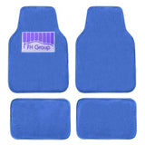 4-Piece: Doe16 Faux Rabbit Fur Non-Slip Floor Mat Set