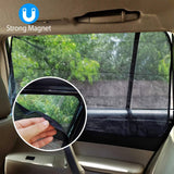 4-Piece: Front Rear Car Window Magnet Covers
