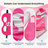 4-Piece: Kids Dress Up Superhero Capes Set and Slap Bracelets for Girls