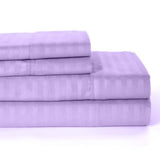 4-Piece: Lux Decor Collection Stripe Sheet Set