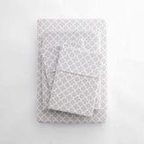 4-Piece: Quatrefoil Patterned Sheet Set