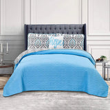 4-Piece: Reversible Quilt Set - Assorted Styles