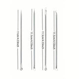 4-Piece Set: Blackhead Remover Tool for Blackheads, Acne and Dark Spots