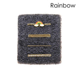 4-Piece Set: Decorative Apple Band Charms