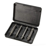 4-Piece Set: DrillPro Double-Sided Damaged Screw Extractors