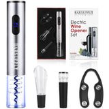 4-Piece Set: Electric Wine Bottle Opener
