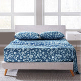 4-Piece Set: Floral Sheets Set Hypoallergenic Microfiber Ultra Soft Bed Sheets