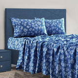 4-Piece Set: Floral Sheets Set Hypoallergenic Microfiber Ultra Soft Bed Sheets