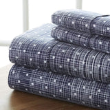 4-Piece Set: Polkadot Patterned Sheet Set